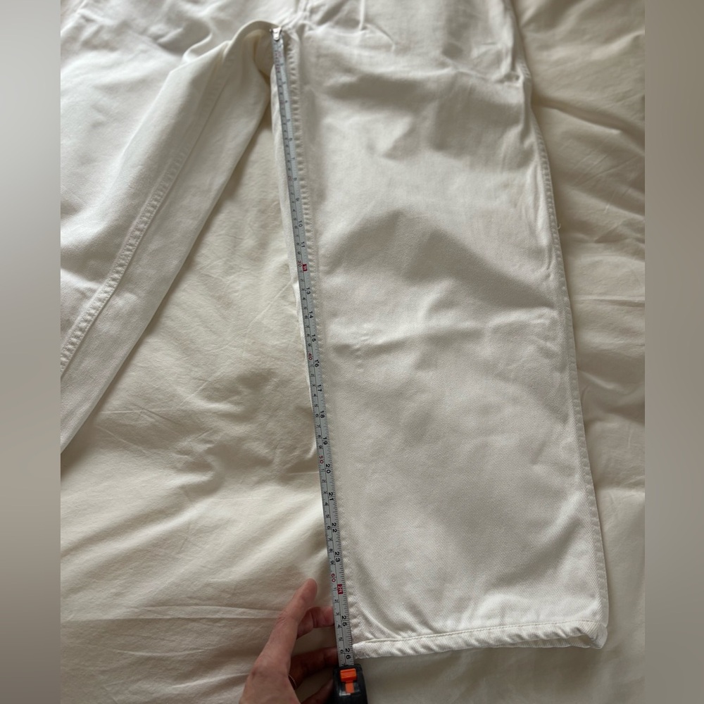 Jesse Kamm California Wide white denim size 2. - Picture 10 of 13